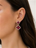 Orecchini Ultima Edizione Donna in Argento OAO7364-ROSSO-GIALLO - OAO7364-ROSSO-GIALLO